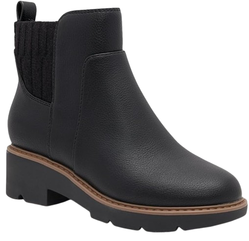 Strappy Open-Toe Sandal with Mid-Height Stacked Heel