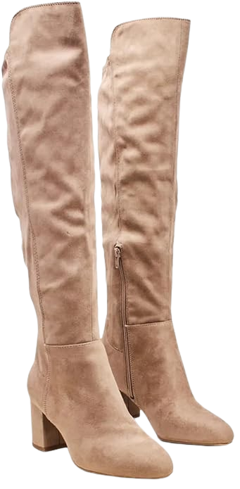 Classic Round-Toe Pump with Low Tapered Block Heel